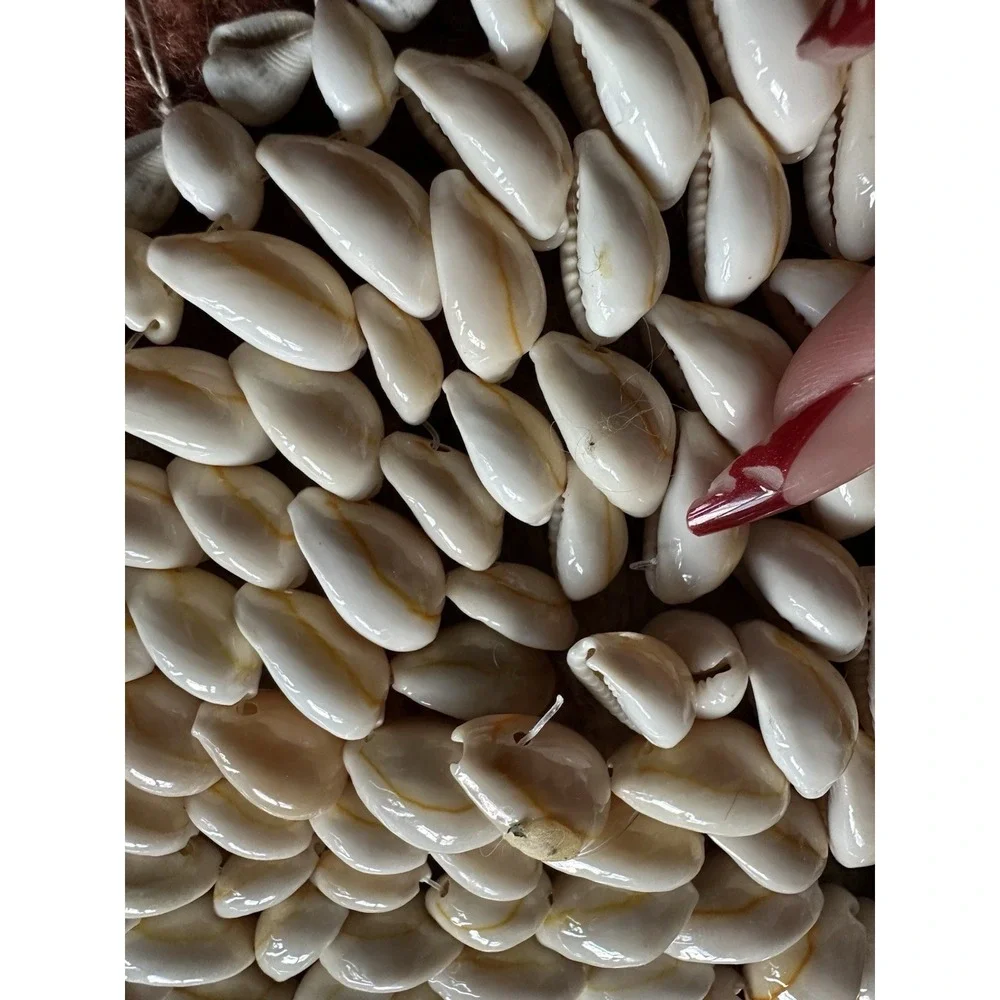 Mid Century Shell Doily Trivets Seashell Circle‎ Design Hot Pad Decorative
